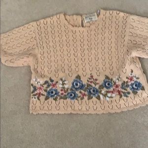 Marisa Christina yellow short sleeve sweater